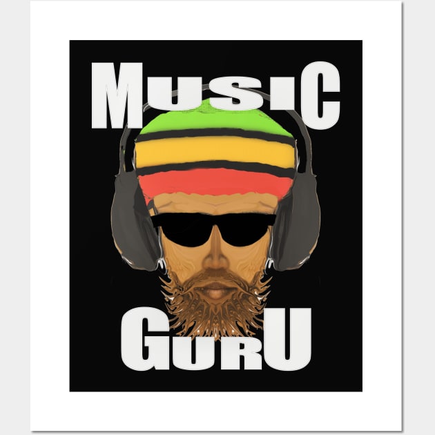 Cool Music DEE Jay Guru Dub Sounds System Wall Art by PlanetMonkey